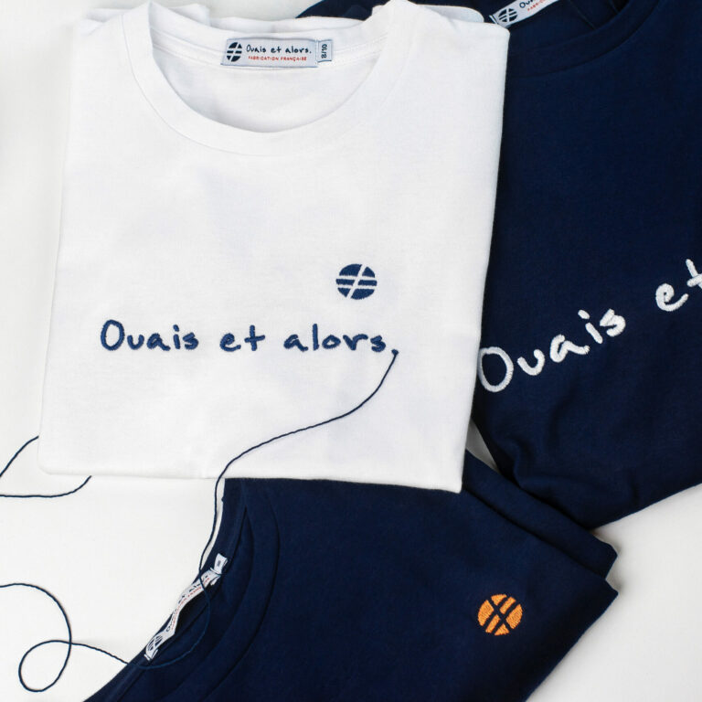 Les t-shirts de la marque de vêtements inclusifs Ouais et alors