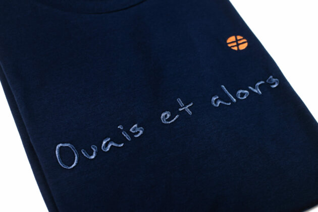 "L'initial" Femme Navy - broderie ton sur ton – Image 3