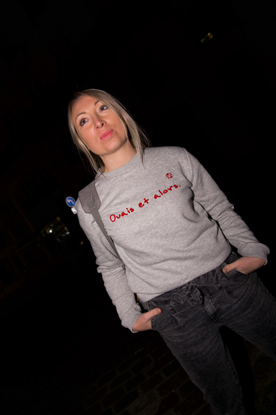Sweats gris femme