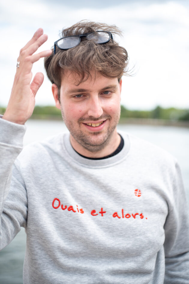 "Le Sacha" - Sweat Gris Unisexe