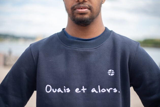 "Le Sacha" - Sweat Navy Unisexe – Image 6
