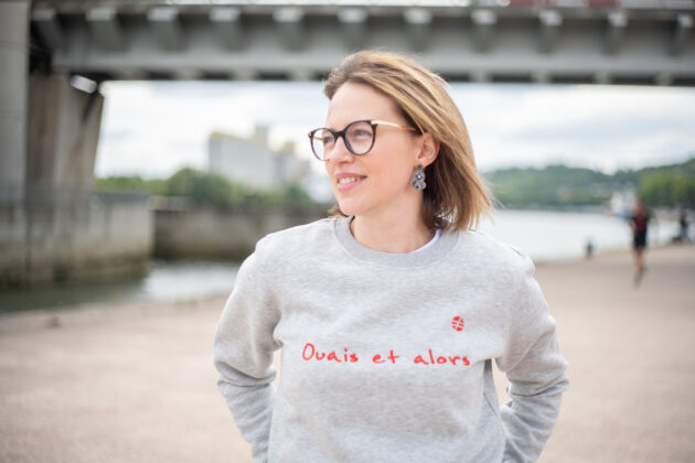 "Le Sacha" - Sweat Gris Femme – Image 4