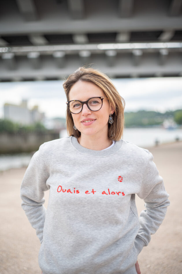 "Le Sacha" - Sweat Gris Femme – Image 6