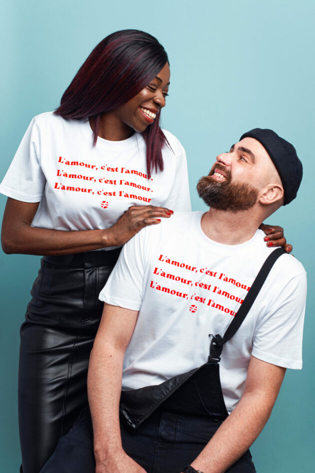 "L'amour" - T-shirt Unisexe – Image 3