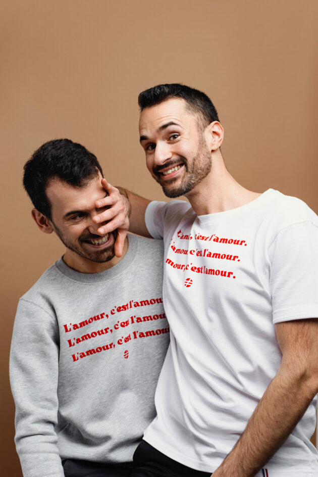 "L'amour" - T-shirt Unisexe – Image 2