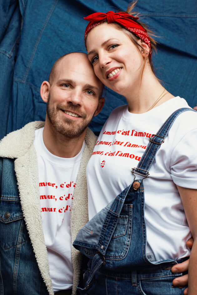 "Le Valentin" - T-shirt épais Unisexe