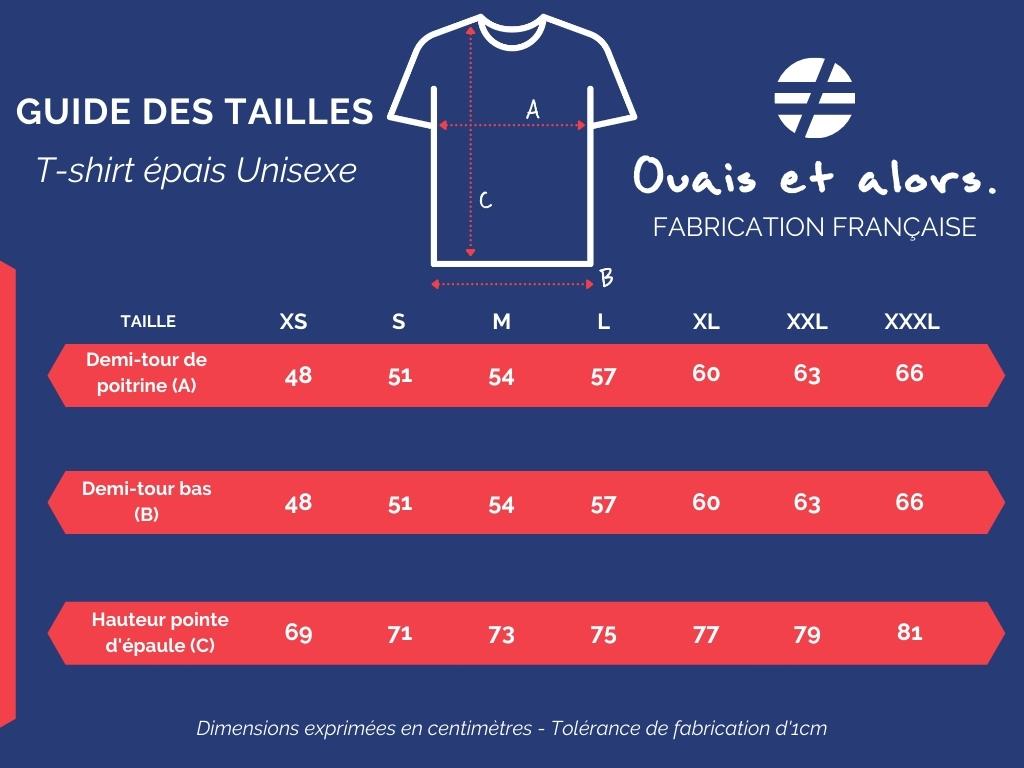 T-shirt Unisexe Épais VADF