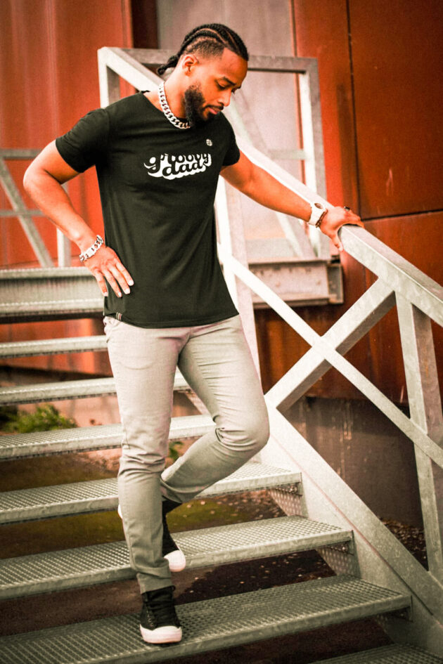 "Le Groovy Dad" - T-shirt Homme – Image 7
