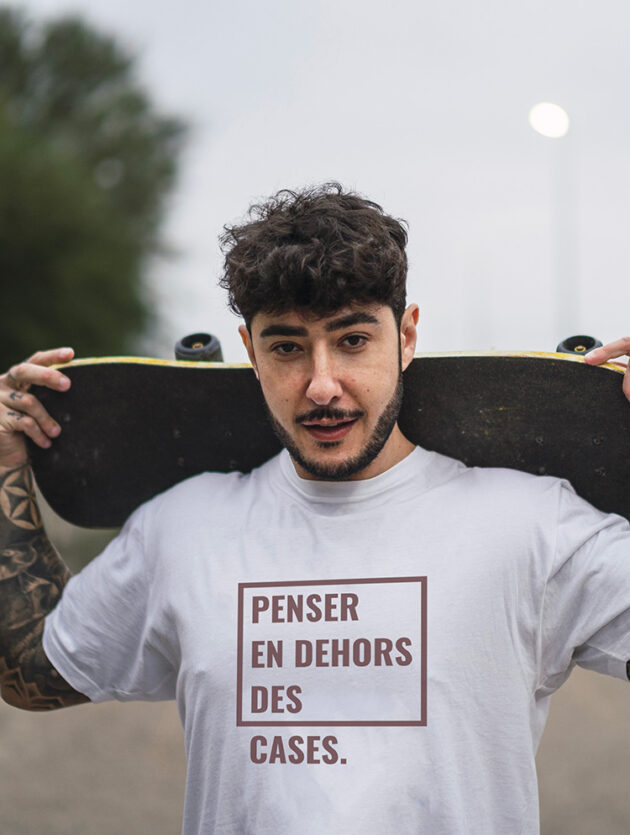 Le En dehors des cases - T-shirt Unisexe écru