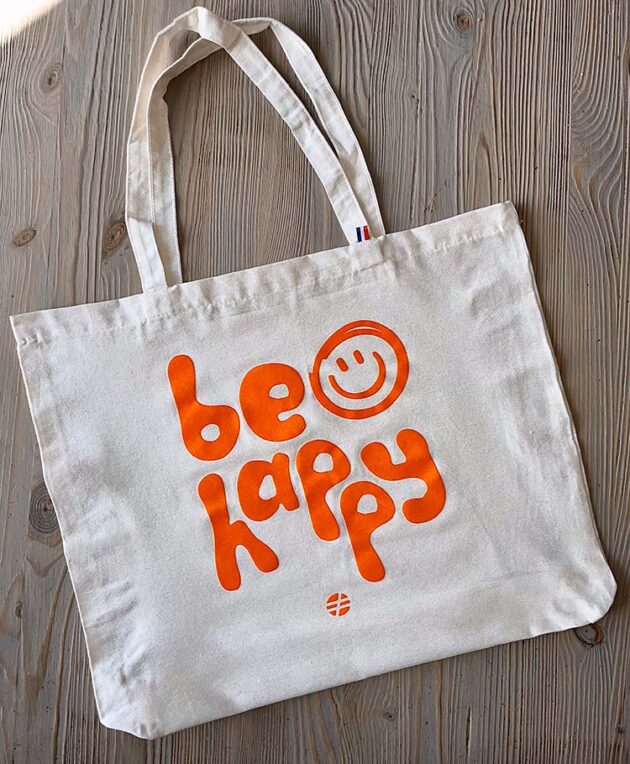 Tote bag Le bonheur