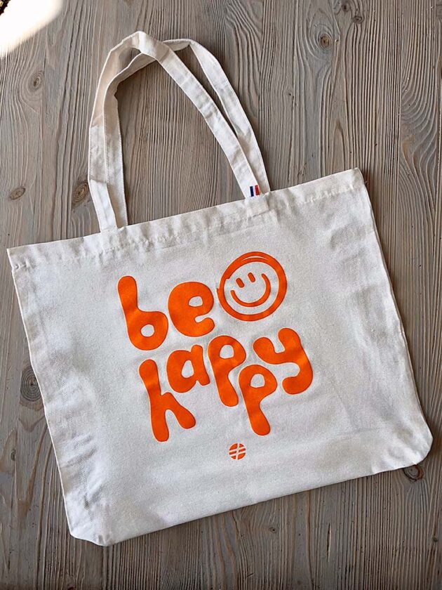 Tote bag Le bonheur