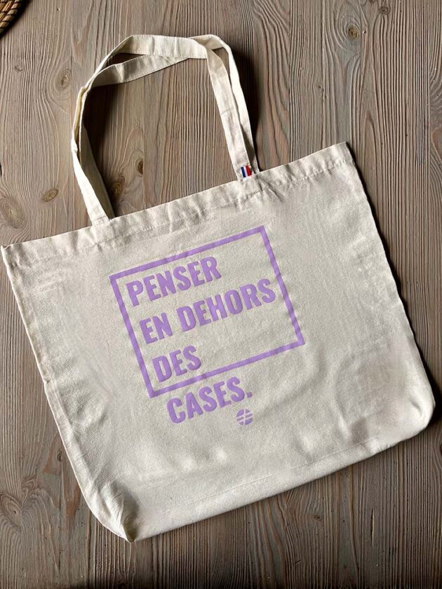 Tote bag En dehors des cases
