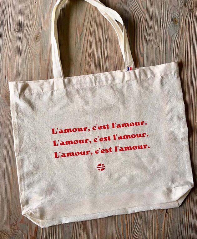 Tote bag L'amour