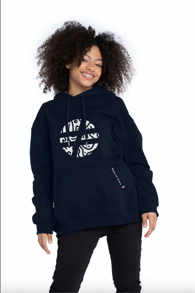 Le Hors Normes- Hoodie navy Unisexe – Image 6