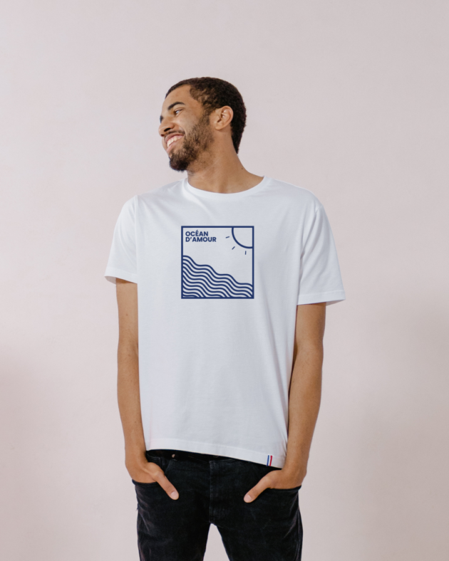 Ocean d'amour - T-shirt Blanc Unisexe