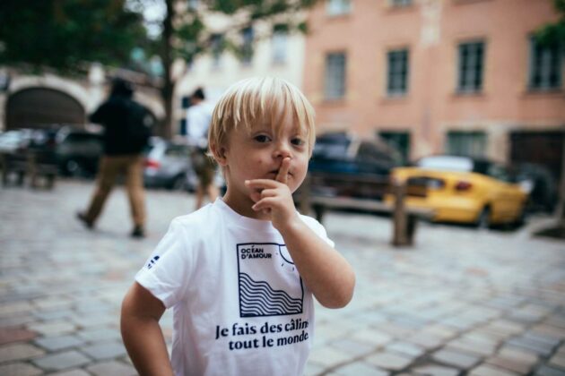 Ocean d'amour - T-shirt Blanc Enfant