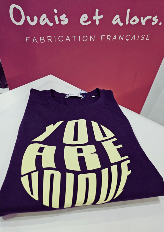 "L'Unique" - T-shirt Unisexe navy – Image 2