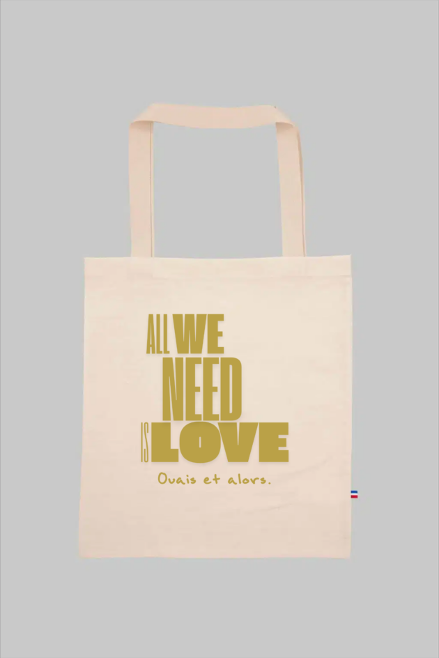 Tote bag "All We Need Is Love" – Image 2